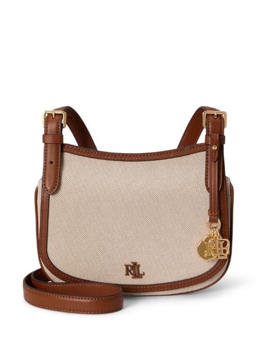 marcy crsbdy 431p10512001 LAUREN RALPH LAUREN | MARCY CRSBDY.NTRL/BUFF CANVAS